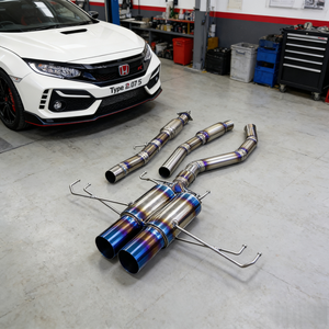 Système d'échappement Catback pour <span class=keywords><strong>Honda</strong></span> <span class=keywords><strong>Civic</strong></span> <span class=keywords><strong>Type</strong></span> <span class=keywords><strong>R</strong></span> FL5 2021-2024, silencieux en alliage de titane, tuyaux d'échappement de voiture, amélioration du son - Product Image 1