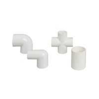 Connecteurs et raccords pour tubes en PVC-U haute pression, normes ASTM, taille 1/2''-12''