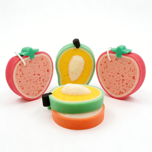 Esponja de Limpieza Doméstica en Forma de Fresa y Mango, Esponja de Baño para Niños - Product Image 5