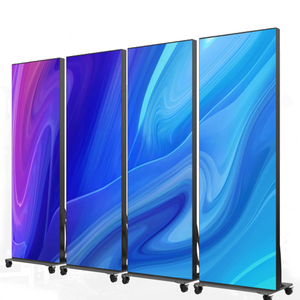 Pantalla LED de Bajo Consumo para Interiores P2.5, Pantalla de Video LED para Póster, Pantalla Digital Publicitaria LED de Pie para Tiendas - Product Image 1