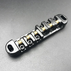 Pont de guitare à 6 cordes avec selles à roulettes, pont à roulettes <span class=keywords><strong>Tune</strong></span>-<span class=keywords><strong>O</strong></span>-<span class=keywords><strong>Matic</strong></span>, selles à roulettes anti-friction pour guitare électrique Les Paul - Product Image 4