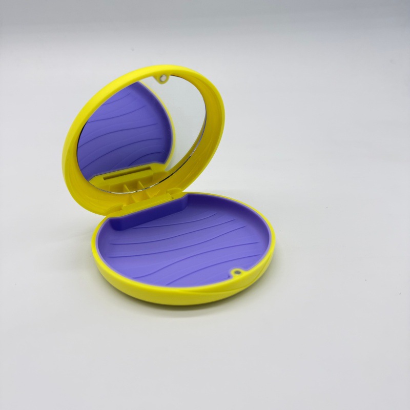 Magnetic tooth box with mirror (yellow)