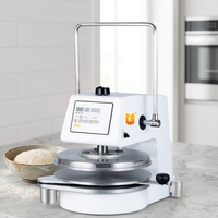 Presse à tortillas, pain pita et pizza en acier inoxydable, machine à étaler la pâte pour cuisine commerciale, cantine