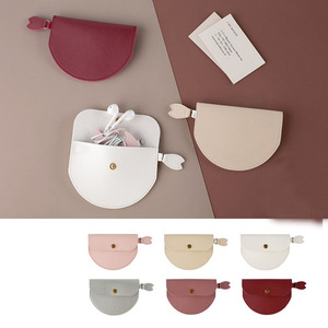 Petal-shaped makeup brush storage <b>bag</b>, multi-functional <b>coin</b> purse, earphone storage <b>bag</b>, custom-made makeup <b>bag</b>. - Product Image 2