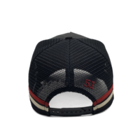 Vente en gros de casquette de camionneur 5 panneaux casquette de camionneur avec logo brodé casquette de camionneur personnalisée à profil haut