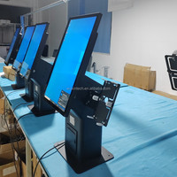Kiosque en libre-service 22/24 pouces tout-en-un, écran tactile, machine de paiement, tablette informatique Windows Android, intégration POS, totem