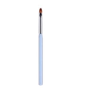 Pincel de Uñas de Cristal de Tres Colores, Pincel Ovalado de Nailon Rizado para Pintar con Gel y Crear Degradados, para Manicura - Product Image 4
