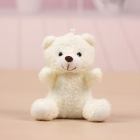 Vente en gros de jouets en peluche ours en peluche de 10 cm/4 pouces, animaux en peluche mignons, mini porte-clés en peluche, pendentifs pour sacs, cadeaux promotionnels