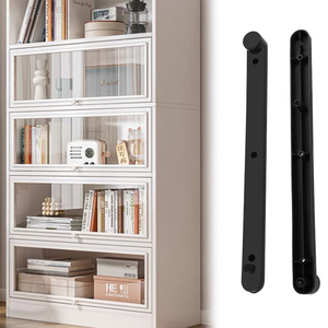 Riel oculto montado en la parte inferior, archivo de cocina, cierre suave, montaje lateral deslizante, corredores de gabinete plegables, tobogán de cajón de plástico - Product Image 1