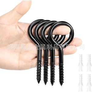 Tornillos autorroscantes con ojo Eda Black M6 M8 M10 de hierro cincado para madera de alta resistencia - Product Image 3