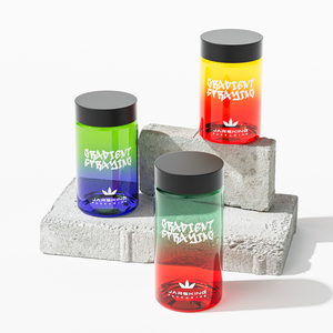 Wadah besar Label wadah Bakhoor botol pil obat 4 6 8oz stoples plastik kelas makanan dengan tutup penyimpanan aman untuk Herbal - Product Image 5