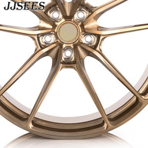 Rines JJSEES Personalizados de Aleación Forjada en Oro 5x114.3 5x127 5x112 Monobloque 17 <span class=keywords><strong>18</strong></span> 19 20 22 Pulgadas para <span class=keywords><strong>Mercedes</strong></span> C63 <span class=keywords><strong>AMG</strong></span> R8 RS3 RS4 - Product Image 2