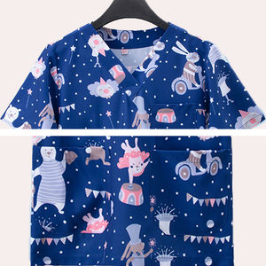 Traje <span class=keywords><strong>de</strong></span> hospital elástico <span class=keywords><strong>de</strong></span> 4 vías Uniforme <span class=keywords><strong>de</strong></span> exfoliación médica Transpirable Durable Estética Salones <span class=keywords><strong>de</strong></span> belleza Ropa <span class=keywords><strong>de</strong></span> <span class=keywords><strong>trabajo</strong></span> para mujeres - Product Image 6