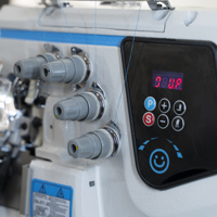 Machine à coudre surjeteuse industrielle entièrement automatique Home Electronic HK-C7-4DAT haute vitesse, neuve, avec composants d'engrenage