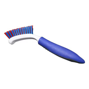 Brosse multifonctionnelle en plastique de 9 pouces pour <span class=keywords><strong>carrelage</strong></span> et joint, brosse de nettoyage de sol avec poils flexibles en PET - Product Image 5
