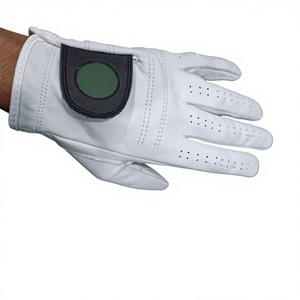Gants de golf unisexes en cuir de cabretta, légers, ventilés, toutes saisons, antidérapants, mitaines de sport, logo personnalisé, équipement professionnel - Product Image 1