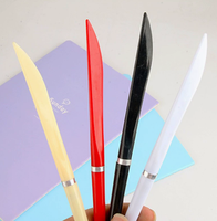 Aangepaste Logo 2-in-1 Platte Cutter Pen Doosopener Pakket Openingsmes Kantoorartikel Promotioneel Cadeau