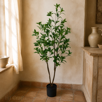 Árbol Artificial de Pieris Japonica de 1.2m (4 pies), Planta Artificial de Andromeda Japonesa, Ecológica y de Lujo para Interiores, Hogar, Oficina, Hotel, Venta al Por Mayor
