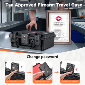 Khc เคสแข็งกันน้ำสำหรับ <span class=keywords><strong>Glock</strong></span> 2ชิ้นพร้อมนิตยสาร4ฉบับ - Product Image 3
