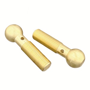 Chất Lượng Cao Brass Xoay Rắn Mặt Bích Bóng Đầu Vít Trung Quốc Fasteners' Mạ Vàng Vòng Bóng Thép Không Gỉ <span class=keywords><strong>CNC</strong></span> Gia Công - Product Image 5