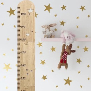 Règle de hauteur en <span class=keywords><strong>bois</strong></span> de haute qualité pour enfants, règle de hauteur de croissance en <span class=keywords><strong>bois</strong></span> à motif d'étoile pour enfants - Product Image 5