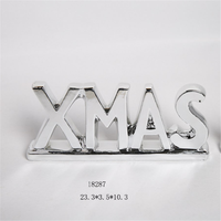 Lettres personnalisées en céramique pour noël, mots suspendus de noël, pièces