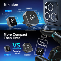 Adaptateur CarPlay sans fil GRANDnavi 2 en 1 : transforme le CarPlay filaire d'origine en sans fil, taille compacte, connexion rapide et facile, USB-C, Android Auto sans fil