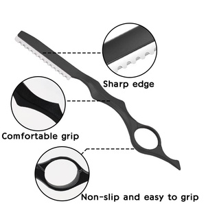 ARLANY Hair Cutting Razor Set With 10pcs Replacement Blades Barbers Salon Shaving Razor for <strong>Wig</strong> Hairdressing <strong>Thinning</strong> <strong>Shears</strong> - Product Image 6