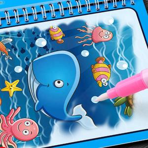 Libro <span class=keywords><strong>de</strong></span> pintura <span class=keywords><strong>de</strong></span> Color agua <span class=keywords><strong>juguete</strong></span> <span class=keywords><strong>de</strong></span> dibujo niños educativo reutilizable <span class=keywords><strong>Mundo</strong></span> Marino dibujos animados Animal libro <span class=keywords><strong>de</strong></span> pintura <span class=keywords><strong>de</strong></span> agua - Product Image 4