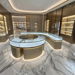 Escaparate <span class=keywords><strong>de</strong></span> joyería <span class=keywords><strong>de</strong></span> madera y vidrio duradero y elegante para exposiciones <span class=keywords><strong>de</strong></span> centros comerciales y exhibiciones <span class=keywords><strong>de</strong></span> tiendas - Product Image 1