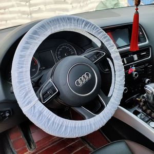 Couvercle de volant en plastique anti-poussière pour <span class=keywords><strong>voiture</strong></span> universelle, produit d'usine chinoise de bonne qualité - Product Image 4