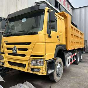 Camion benne basculante SINOTRUK HOWO 6x4 371HP d'occasion pour le transport de boues de construction et de pierres minières - Product Image 1