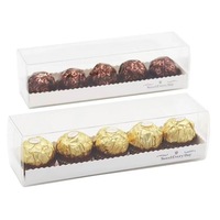 Boîte d'emballage transparente haute en plastique pour gâteaux de mariage, vente en gros, boîtes en plastique de luxe pour gâteaux d'anniversaire avec plateau en papier