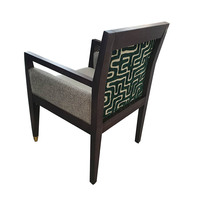 Chaise d'hôtel en bois massif, chaise de salle à manger en bois massif, chaise d'hôtel en bois cendré
