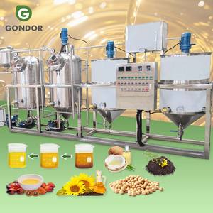 Edible Essential Small <b>Scale</b> 50d Peanut Corn Palm Oil Refining Refinery Machine Line Plant with Deodorizer - Product Image 1