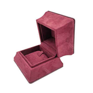 Custom logo Luxury Ring <b>Box</b> Wholesale <b>Plastic</b> Velvet Jewelry <b>Box</b> Presentation with LED Light Square Jewelry Packaging <b>Box</b> - Product Image 1