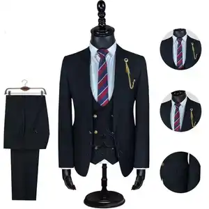 Business suit blazer jacket for man gray knitting blazer for men blazer hombre mens stylish