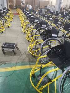 รถเข็นกีฬาบาสเกตบอลสำหรับมืออาชีพ ได้รับการรับรองจากสหภาพยุโรป โครงสร้างอลูมิเนียมอัลลอยด์ น้ำหนักเบา ปรับความกว้างของเบาะได้ รับประกัน 1 ปี - Product Image 6