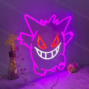 Señal de luz de neón de Anime de acrílico iluminado de nuevo diseño de moda Premium para regalo Brethaday decoración de pared del hogar - Product Image 2