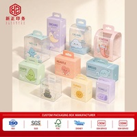 Boîtes pliables en acétate transparentes en plastique PET imprimées en couleur, certifiées REACH, pour emballage cadeau, fabrication OEM