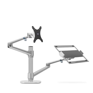 Bras de moniteur 2 en 1, supports de bureau réglables à <span class=keywords><strong>double</strong></span> bras, <span class=keywords><strong>support</strong></span>/<span class=keywords><strong>support</strong></span> de bureau à bras unique pour écrans d'ordinateur LCD de 17 à <span class=keywords><strong>32</strong></span> <span class=keywords><strong>pouces</strong></span> - Product Image 2