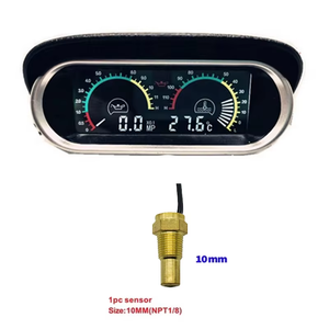 Ô Tô 12V 24V Phổ <span class=keywords><strong>LCD</strong></span> Kỹ Thuật Số Nhiệt Độ Nước <span class=keywords><strong>Meter</strong></span> Vôn Kế Vôn Kế Kết Hợp <span class=keywords><strong>Meter</strong></span> Sửa Đổi - Product Image 1