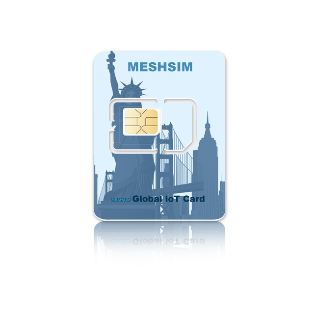 MESHSIM IoT SIM Card USA 4G LTE IoT SIM Card USA 4G LTE Prepaid Data Only for Security Camera GPS Tracker MiFi Hotspot