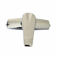 Mitigeur de douche mural chromé à levier unique, robinet de salle de bain avec interface G1/2 et cartouche céramique pour système de douche et bain