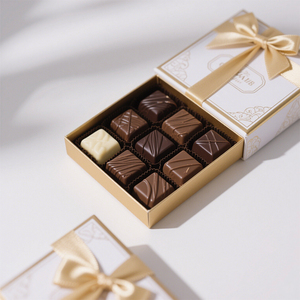 Nhà sản xuất tùy chỉnh sang trọng sô cô la bao bì Hộp Quà Tặng biểu tượng tùy chỉnh cá nhân rỗng hộp sô cô la - Product Image 2