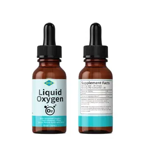 Liquid Oxygen Drops Vegan and 100% Sterile Proprietary Blend of Oxygen Rich Compounds Stabilized Liquid 2 OZ 60ML