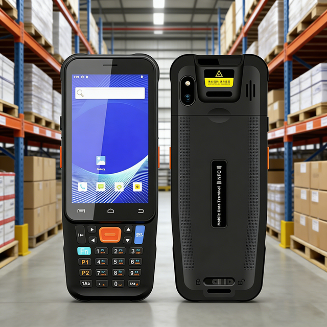 2026 Handheld Pda with Android 15 Octa-core 4G NFC GPS 2D Barcode Scanner WIFI for Reader IP67 Rated Stock for Warehouse