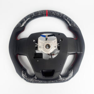 Volant en fibre de carbone forgé pour <span class=keywords><strong>Toyota</strong></span> Hilux Fortuner Camry Land Cruiser Corolla Hiace Gt 86 Mark X Prado Supra Mk5 - Product Image 6