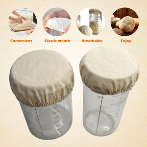Rivestimento <span class=keywords><strong>in</strong></span> Tessuto per <span class=keywords><strong>Cestino</strong></span> di Lievitazione del Pane, Copertura <span class=keywords><strong>in</strong></span> Tessuto per <span class=keywords><strong>Cestino</strong></span> o Barattolo, Copertura Riutilizzabile <span class=keywords><strong>in</strong></span> Tessuto per Ciotola del Pane per Lievitazione del Pane a Lievitazione Naturale - Product Image 4