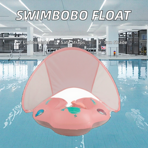 Pvc thân thiện với môi xách tay bé hồ bơi <span class=keywords><strong>Float</strong></span> <span class=keywords><strong>Inflatable</strong></span> bơi vòng Toddler bơi huấn luyện viên mặt trời tán dưới ghế cho trẻ em của - Product Image 2